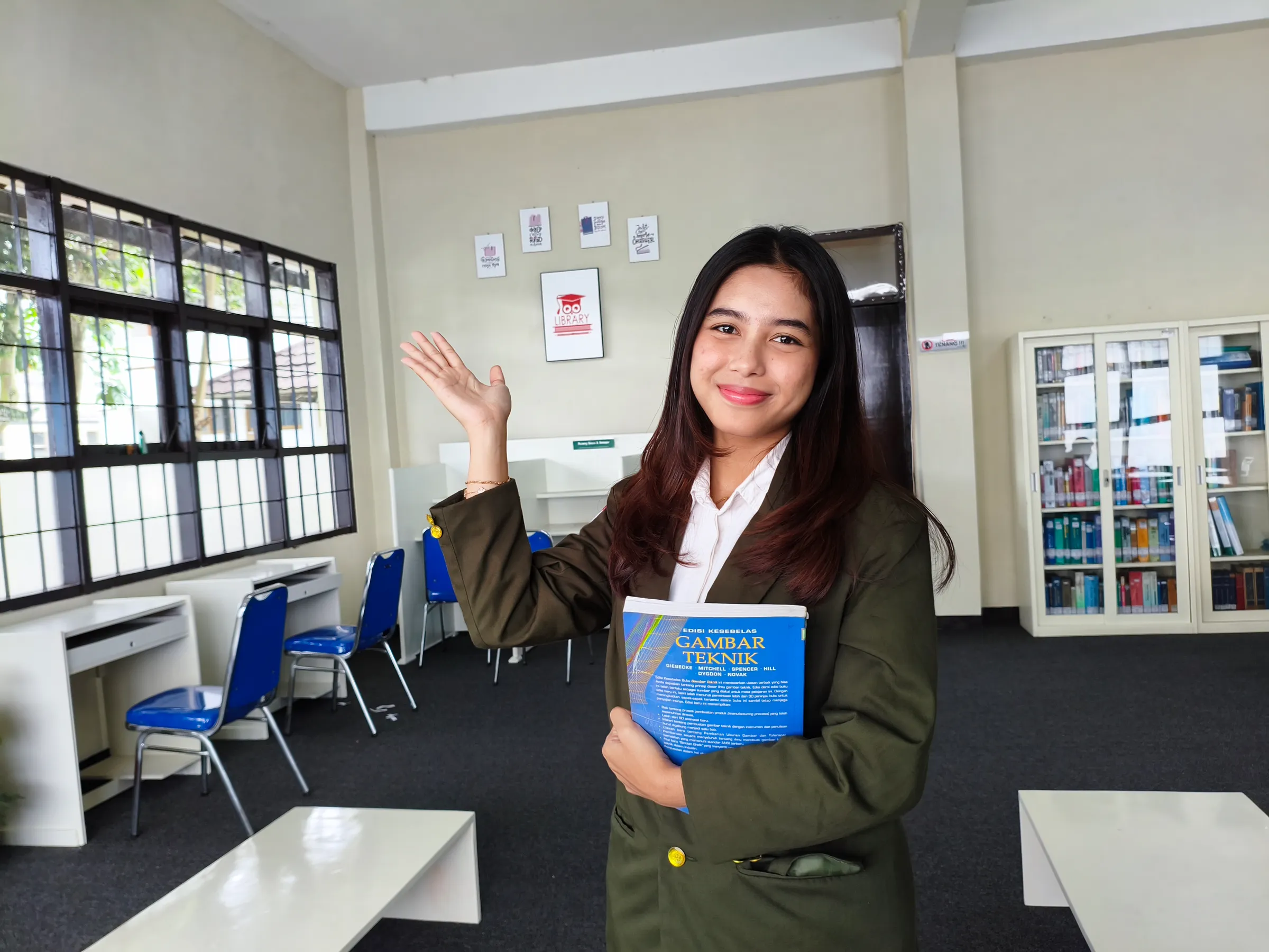 Fasilitas belajar perpustakaan FTM