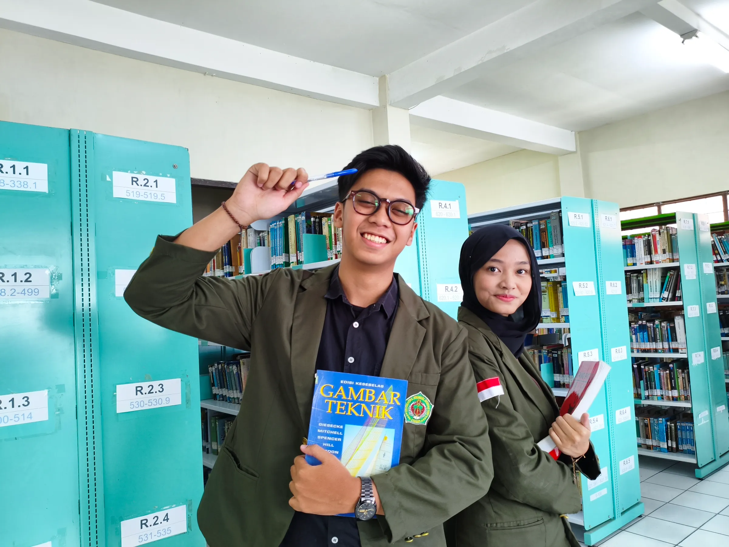 Ruang baca perpustakaan FTM