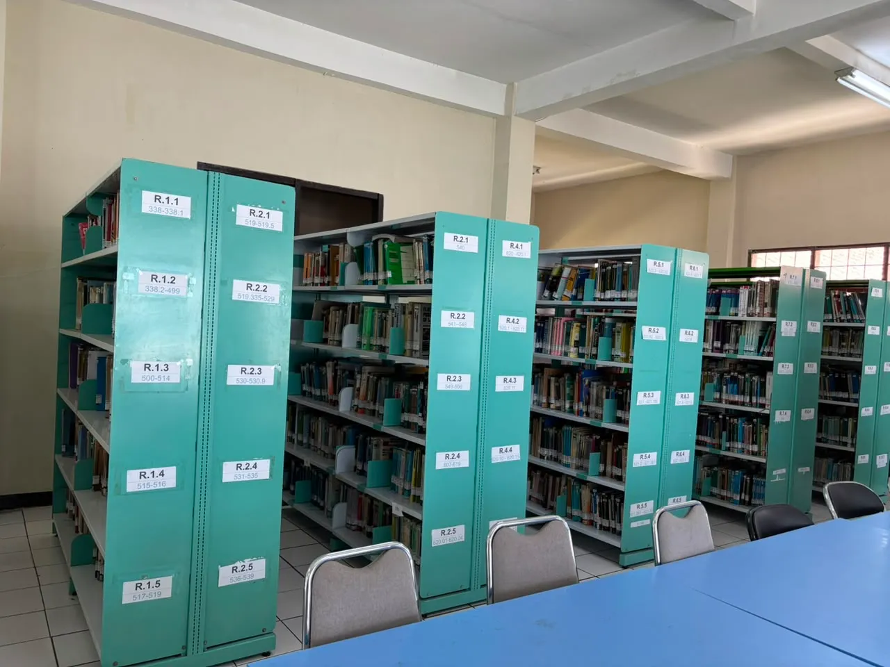 Fasilitas literasi perpustakaan FTM